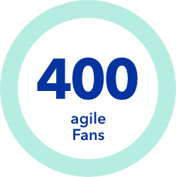 400 agile Fans
